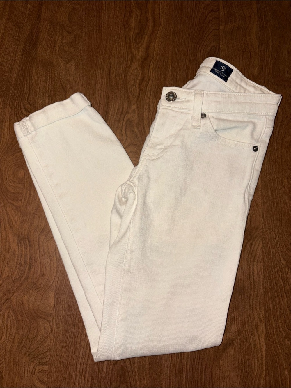 AG Adriano Goldschmied White Skinny Jeans